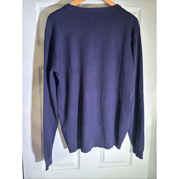 XRay Jeans Slim Fit Premium Comfort Blue Crew Neck Sweater Sz 2XL - Picture 7 of 11